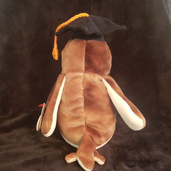 Vintage 1998 Ty Beanie Baby WISE the Owl - "Class of 1998" - Picture 2 of 8